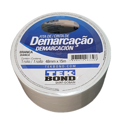 CINTA DEMARCACION TEK BOND BLANCA 48MM X 15MTS