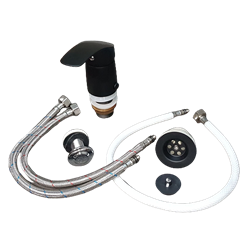 MONOC. BIDET METAL VITRA NEGRO C/TRANSF