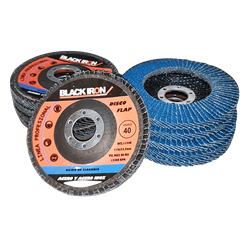 DISCO FLAP BLACK IRON ZIRCONIO 115 GR.  40
