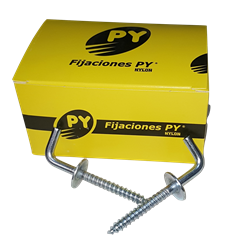 PITON  PY  N°  8 ESCUADRA (50U) CON TOPE