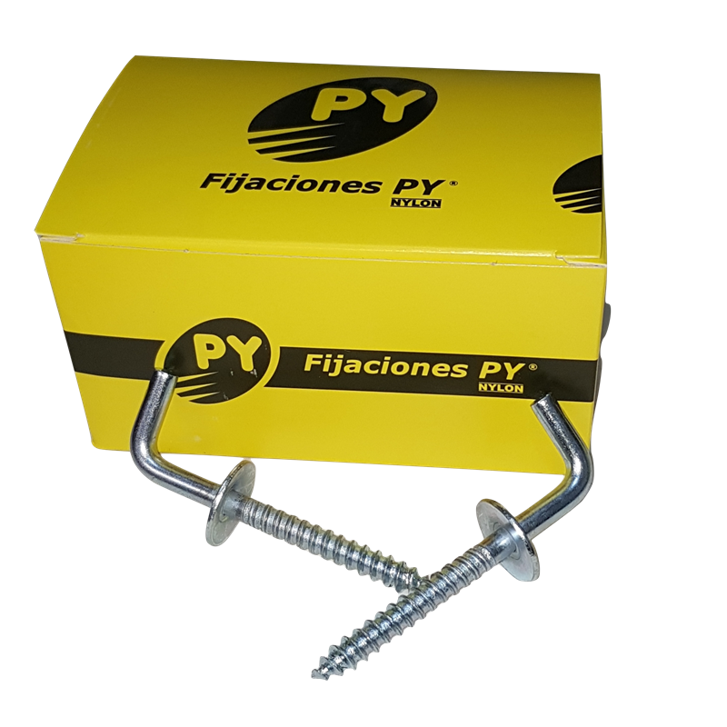 PITON  PY  N°  8 ESCUADRA (50U) CON TOPE