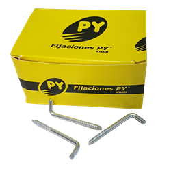 PITON  PY  N° 8 ESCUADRA (100U) SIN TOPE