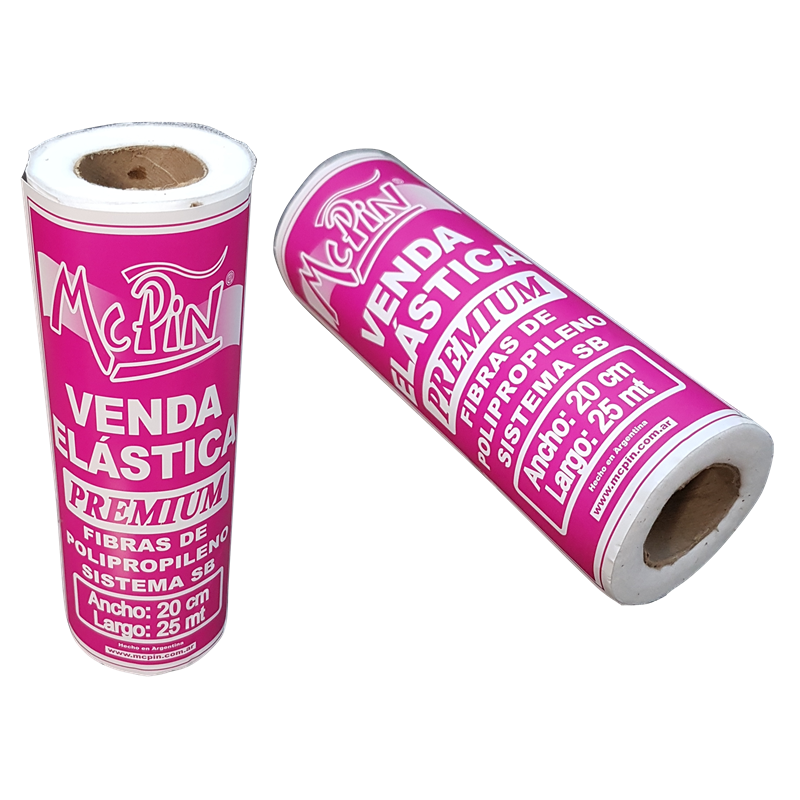 VENDA ELASTICA PREMIUM  20CM X 25MTS