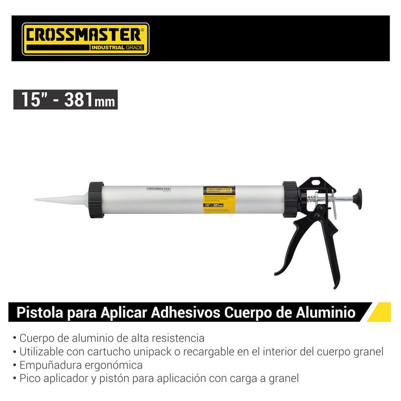PISTOLA P/CARTUCHO CROSS 15 ALUMINIO
