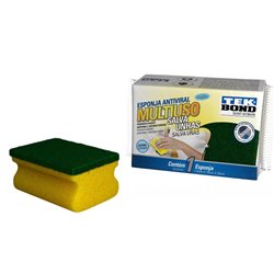 ESPONJA TEK BOND  SALVA UÑAS AMARILLA