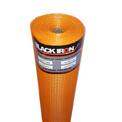 MALLA REVOQUE BLACK IRON GRUESO 10 X 10 1MT 110GRS