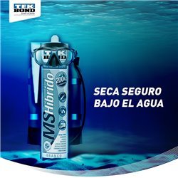 SELLADOR TEK BOND MS HIBRIDO 400GR BLANCO