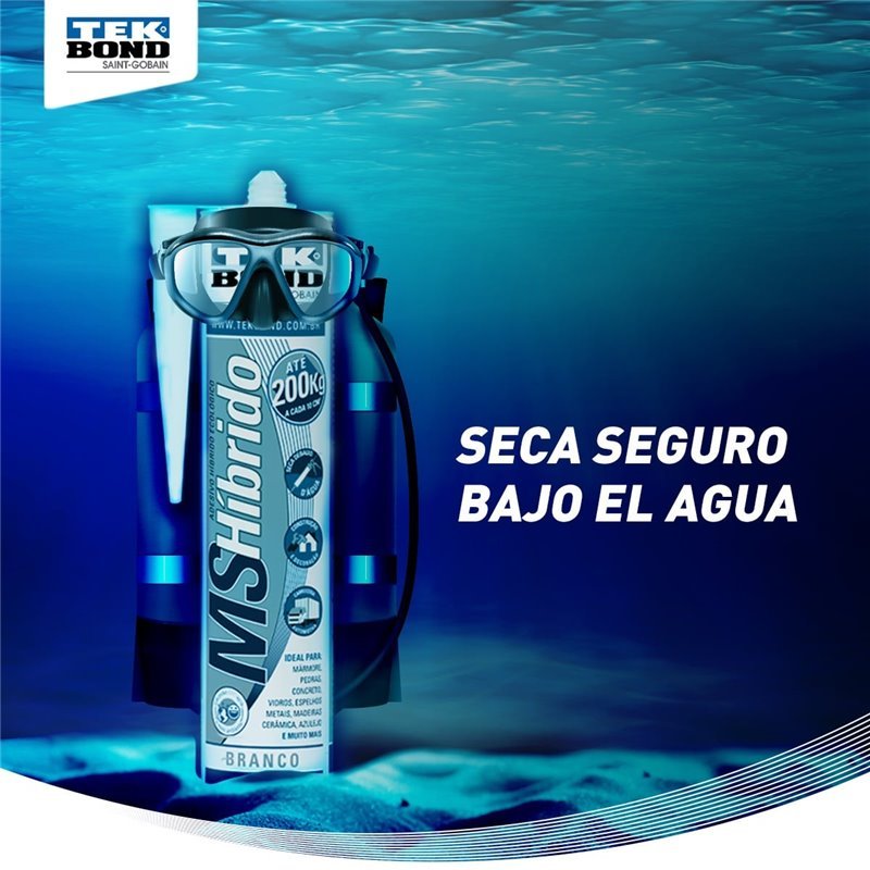 SELLADOR TEK BOND MS HIBRIDO 400GR BLANCO