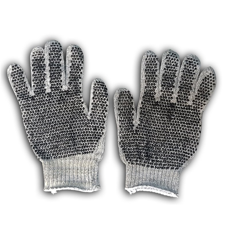 GUANTE G-SOL  MOTEADO GRIS ECO (12 PARES)