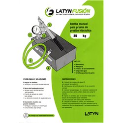 BOMBA MANUAL P/PRUEBA PRESION 25KG