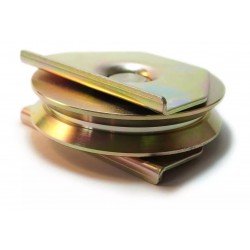 RUEDA PORTON ACERO V  70 MM...