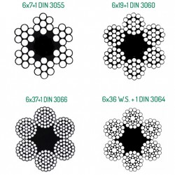 CABLE ACERO GALV  3MM 6X...