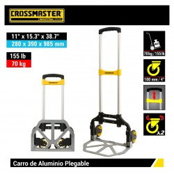 CARRO CROSS PLEGABLE  70KG...