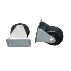 RUEDA P/MUEBLES GOMA NEGRA...