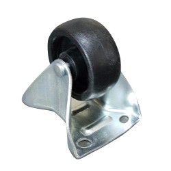 RUEDA P/MUEBLES GOMA NEGRA...