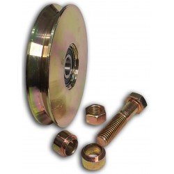 RUEDA PORTON ACERO V  100...