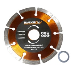 DISCO DIAM. BLACK IRON...