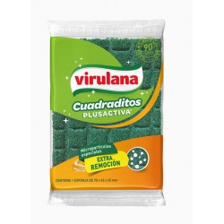 ESPONJA VIRULANA CUADRADITOS