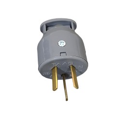 FICHA MACHO C/NEUTRO 10 AMP...