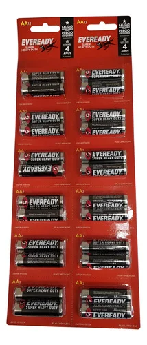 PILAS EVEREADY AA X 24 UNID. 1215
