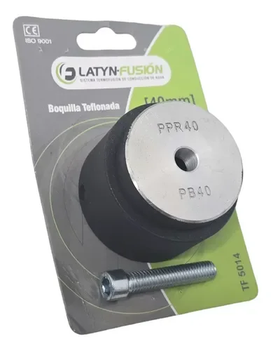 BOQUILLA TEFLONADA TERMOFUSORA 40MM C/TORNILLO