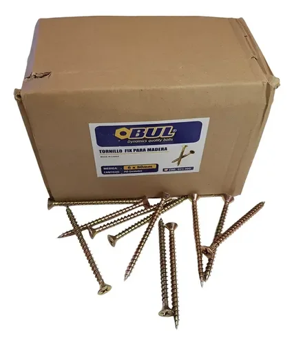 TORNILLO FIX BUL 6,0X 80 (23X80) ( 250U)