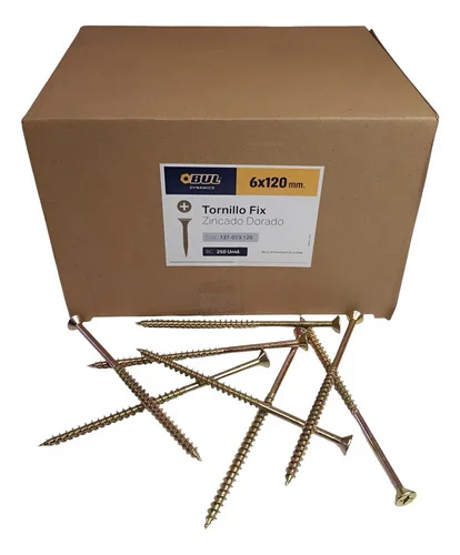 TORNILLO FIX BUL 6,0X120 (23X120) ( 250U)