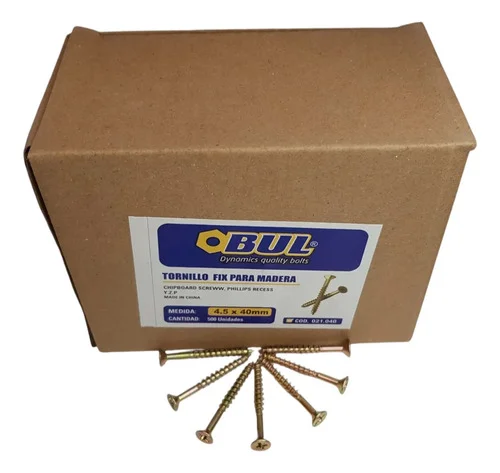 TORNILLO FIX BUL 4,5X 40 (21X40) ( 1000U)