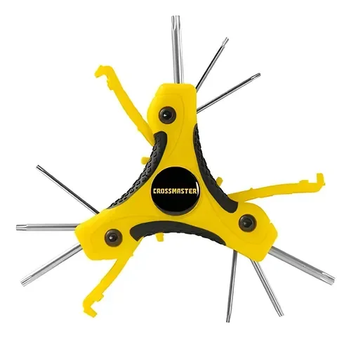 LLAVE TORX CROSS PLEGABLE PLAS T 9PZ T7 - T30