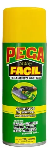 ADHESIVO PEGA FACIL AEROSOL SPRAY 284GRS/400CM3