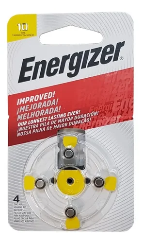 PILAS ENERGIZER AZ 10 X 4 UNID.