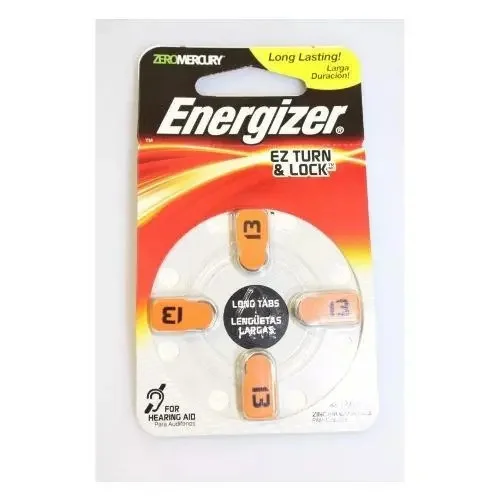 PILAS ENERGIZER AZ 13 X 4 UNID.