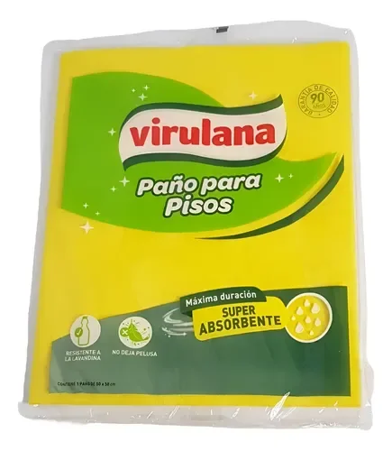 PAÑO VIRULANA PISOS AMARILLO