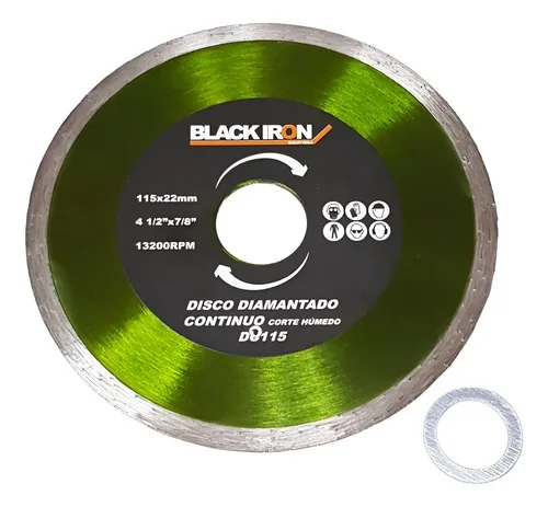 DISCO DIAM. BLACK IRON CONTINUO 115