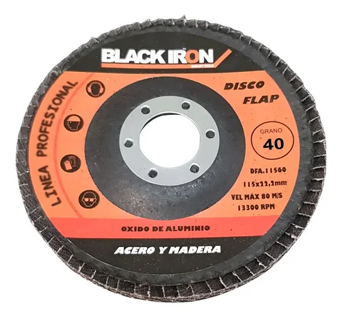 DISCO FLAP BLACK IRON O.ALUM. 115 GR. 60