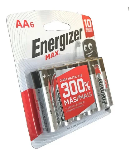 PILAS ENERGIZER MAX AA X 6 UN.E91