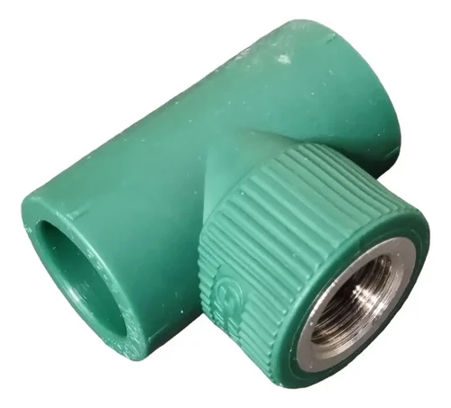 TEE PPR FUSION C/INSERTO H 25MM X 1/2