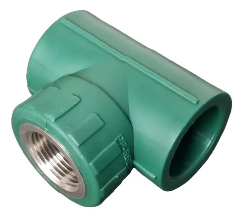 TEE PPR FUSION C/INSERTO H 32MM X 3/4