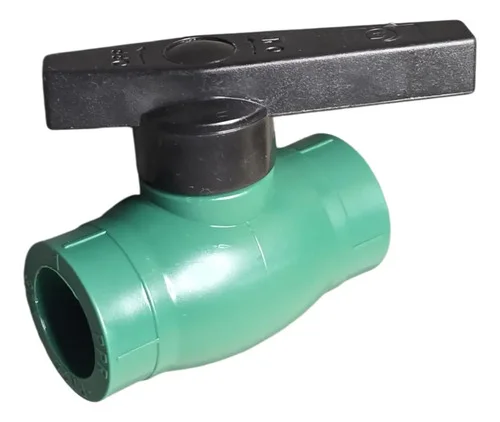 LLAVE PASO LT FUSION ESF.MET 20MM P.PLAST NEGR