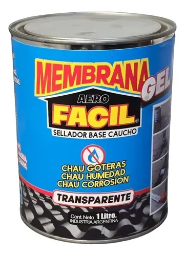 MEMBRANA FACIL GEL LATA 1 LT TRANSP.