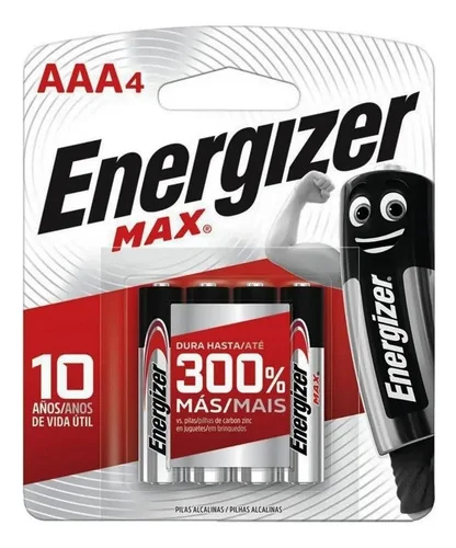 PILAS ENERGIZER MAX AAA X 4 UN.E92