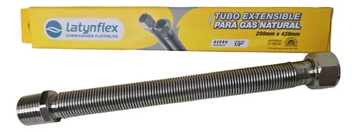 FLEXIBLE ACERO INOX GAS EXT 1/2X20/42 AF-2800
