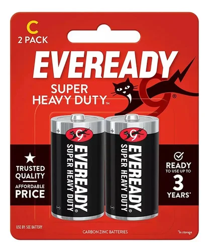 PILAS EVEREADY C X 2 UNID. 1235