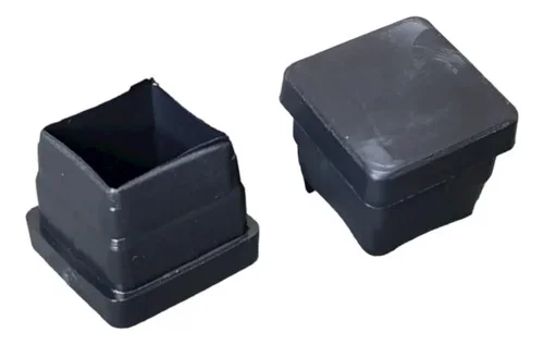 REGATON PLAST. CUAD. 50X50 NEGRO (25U)