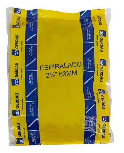 CLAVO ESPIRALADO SIPAR 2.1/2
