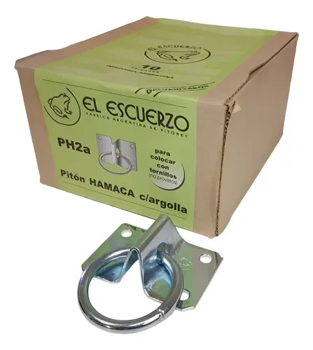 PITON HAMACA ESCUER. PH2A BASE-ARGOLLA (10U)