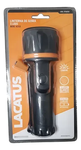 LINTERNA LACATUS 3 LEDS 2D (M6253)