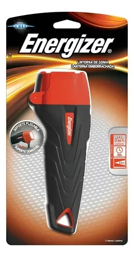 LINTERNA ENERGIZER LED GOMA S/2AA 60LU 30HS 65MTS
