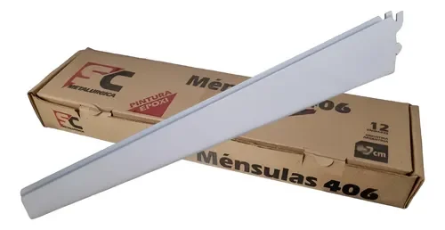 MENSULA P/RIEL DOBLE BCA. 47CM(12U)