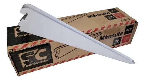 MENSULA P/RIEL DOBLE BCA. 37CM(20U)